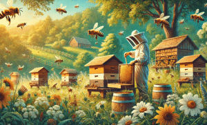 Organic honey bee farming